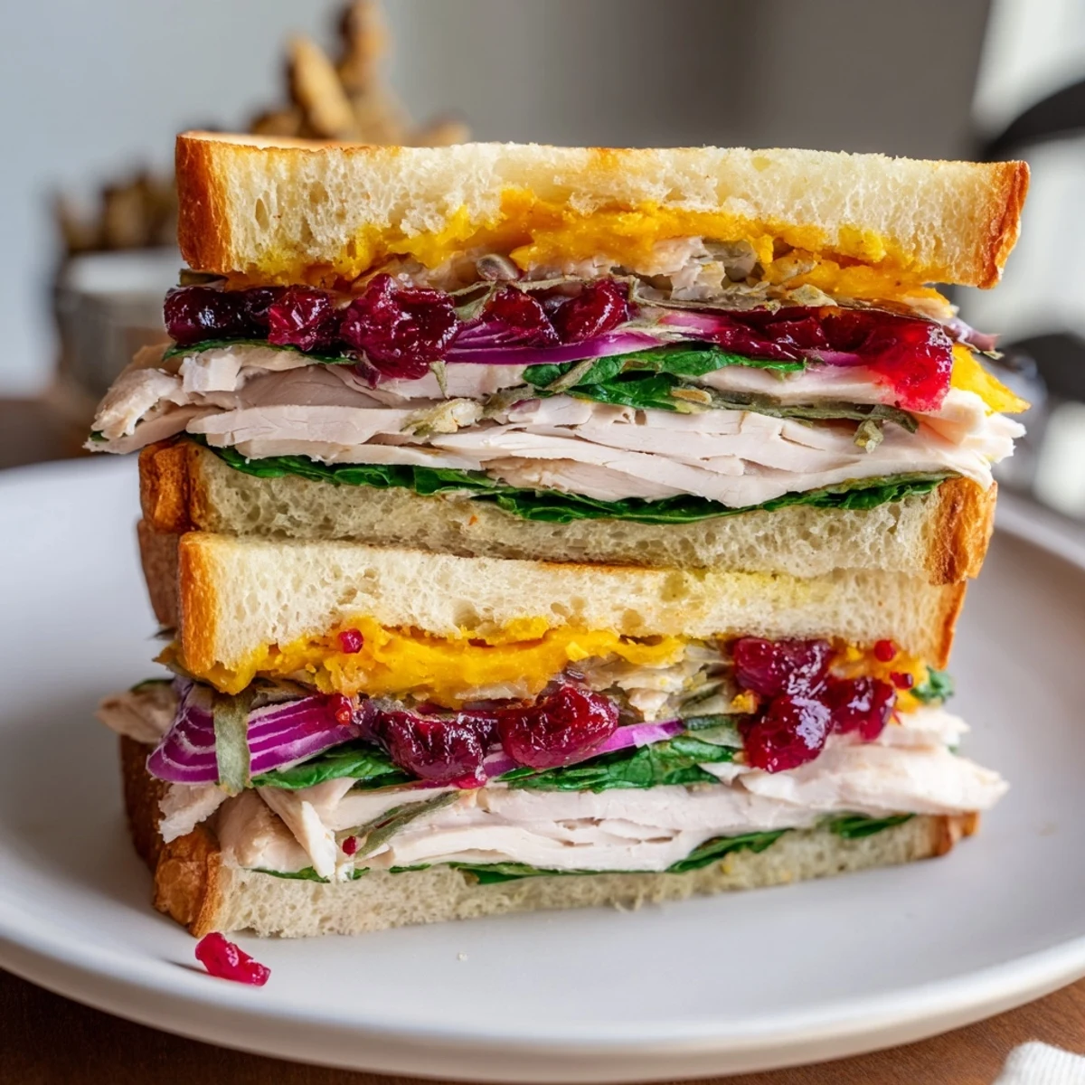 Budget Christmas Brioche Sandwich #96