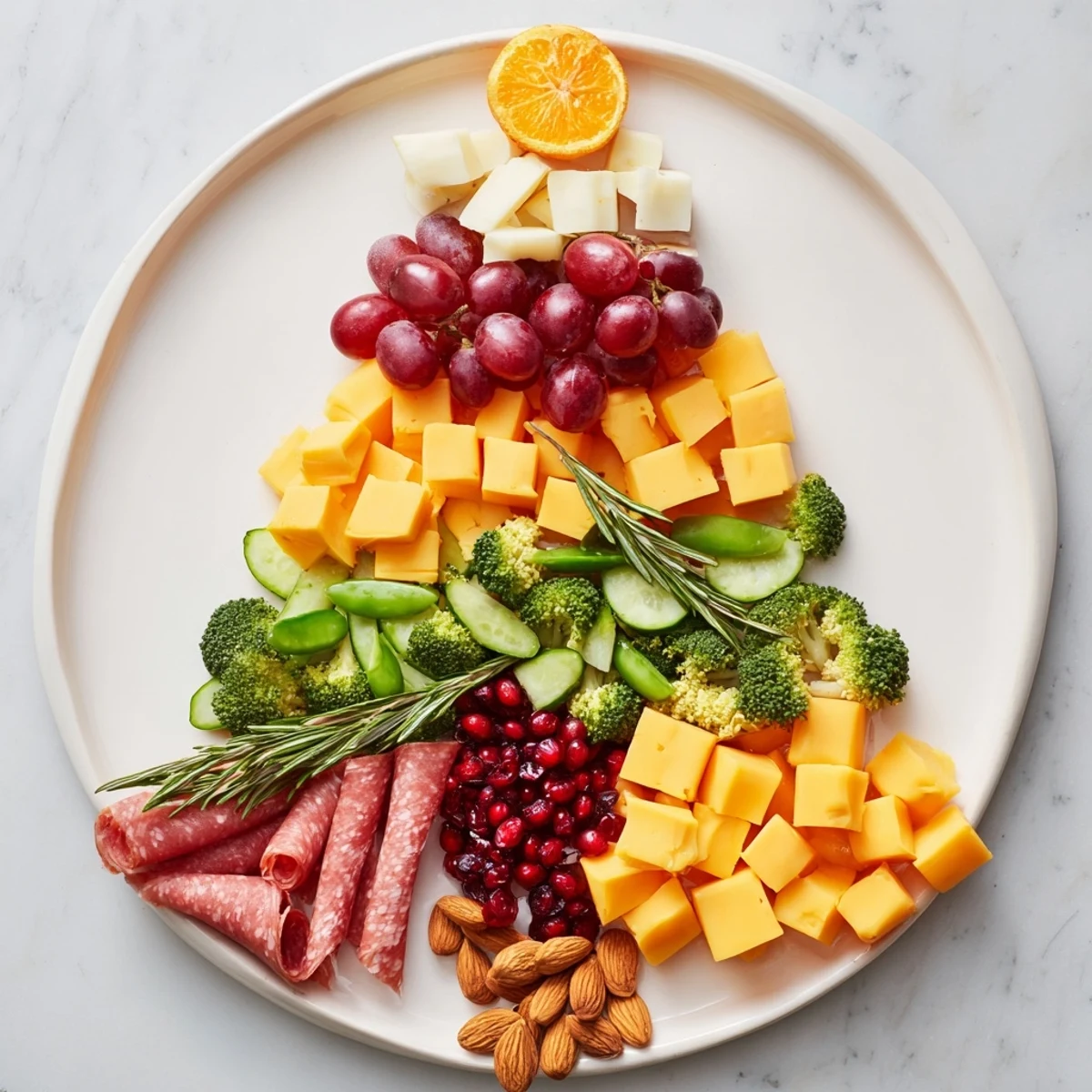 Evergreen Tree Snack Board