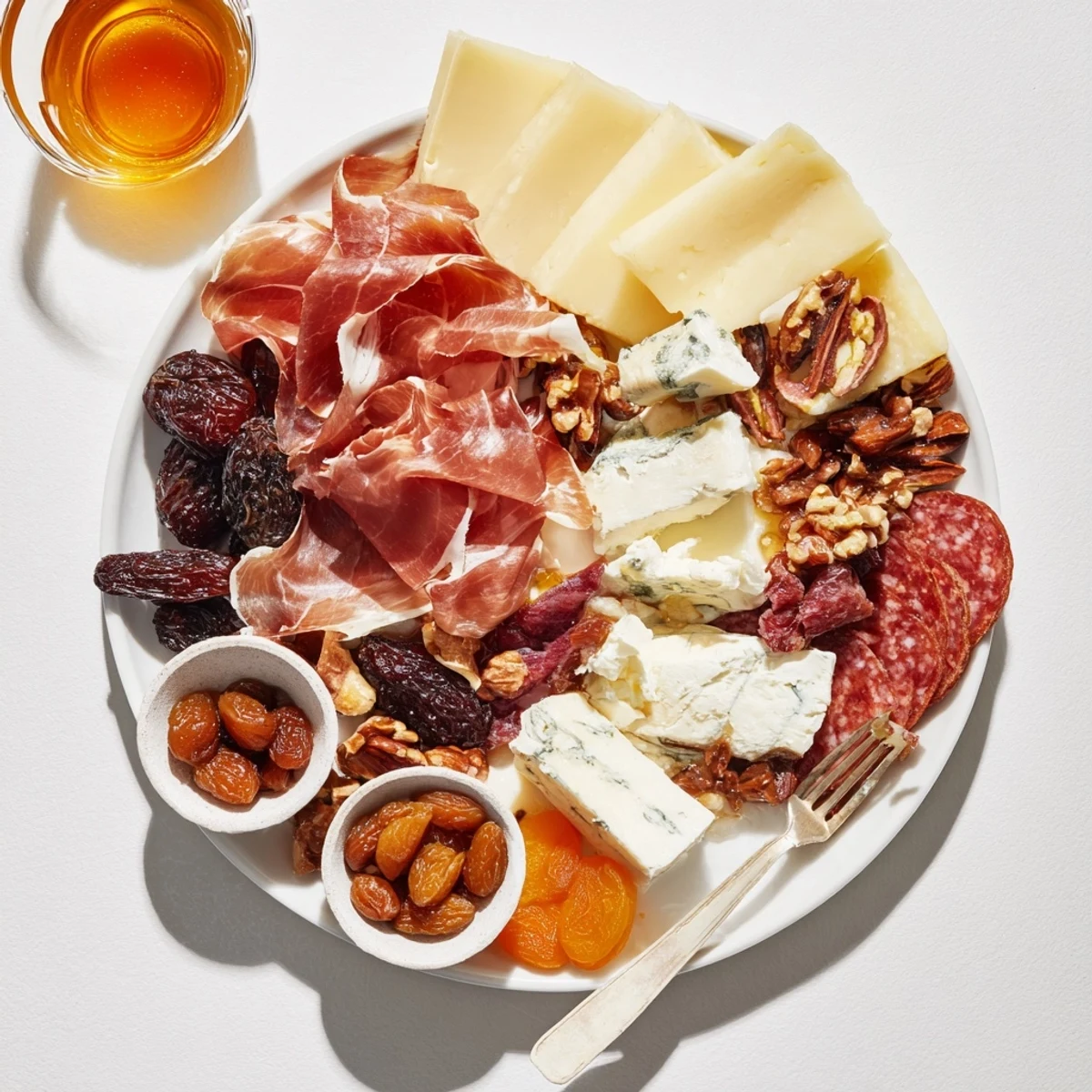 Beautiful arrangement of a Plateau des Rois Mages Gourmand overflowing with delicious ingredients, perfect for sharing.