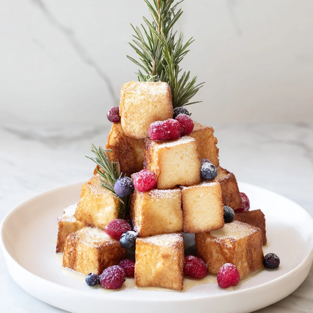 Eggnog French Toast Bites