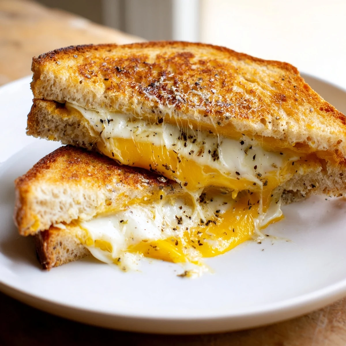 Truffle Oil Grilled Cheese