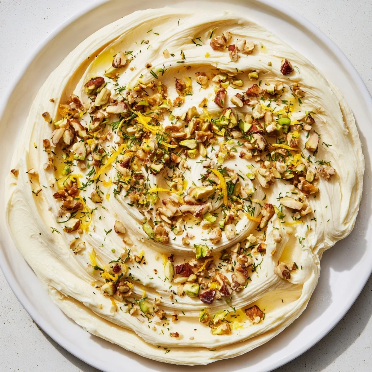 Enjoy a gourmet butter board charcuterie, loaded with vibrant toppings and ready to serve.