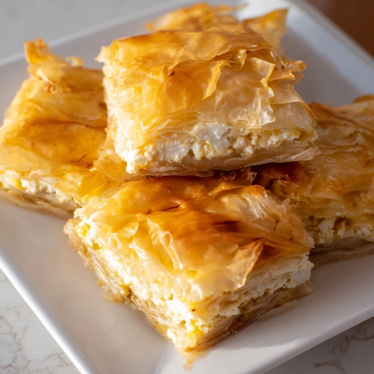 Imagine the aroma: This comforting Bulgarian Banitsa offers warm, savory pastry with a delightful bite.