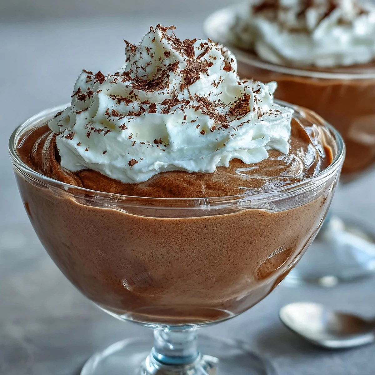 Silky hojicha pudding with a creamy texture and delicate roasted green tea aroma, served chilled in elegant glasses.