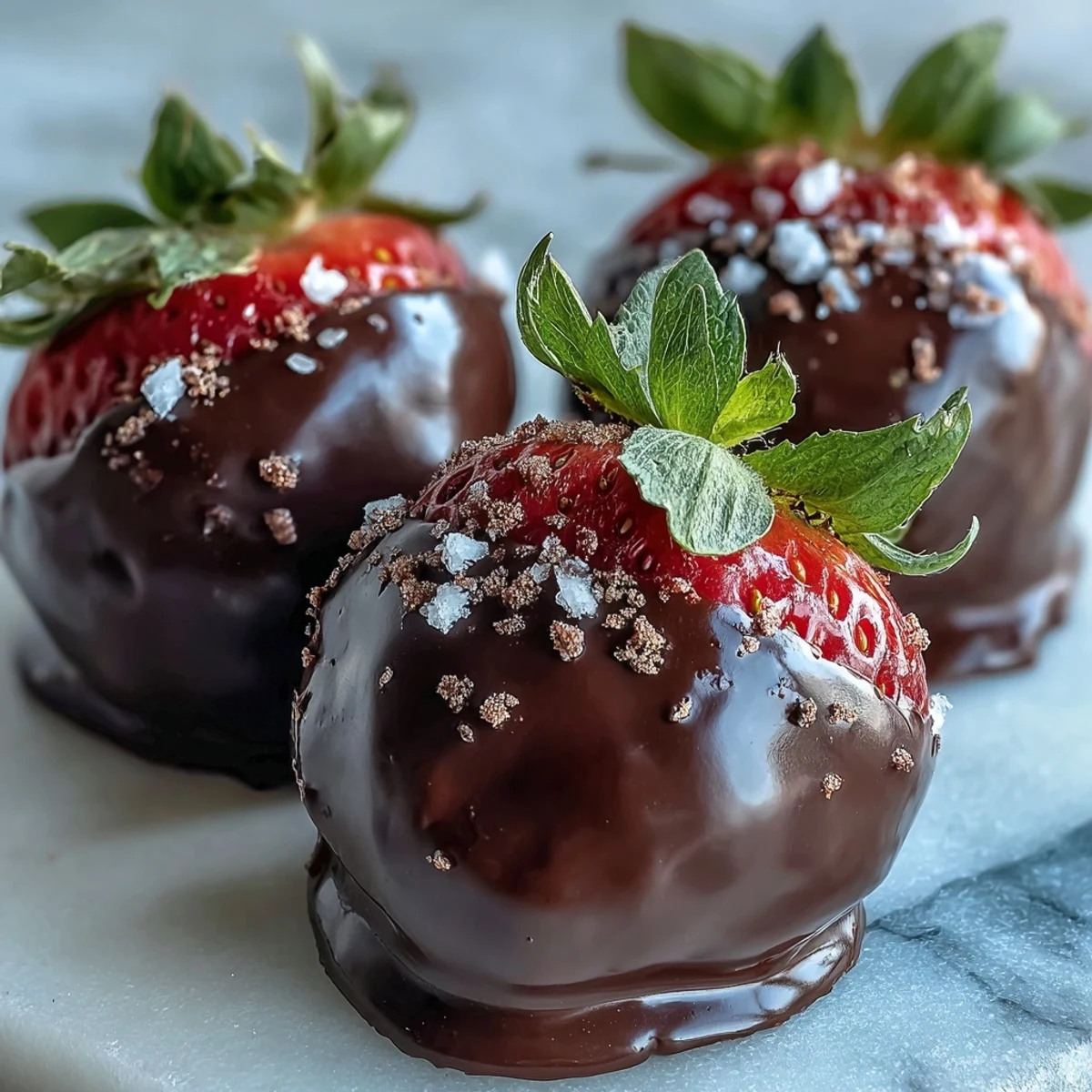 Dubai Chocolate Strawberry Truffles with Gold Flakes: Luxurious truffles filled with strawberry-infused ganache, coated in dark chocolate, and topped with edible gold for an opulent dessert experience.