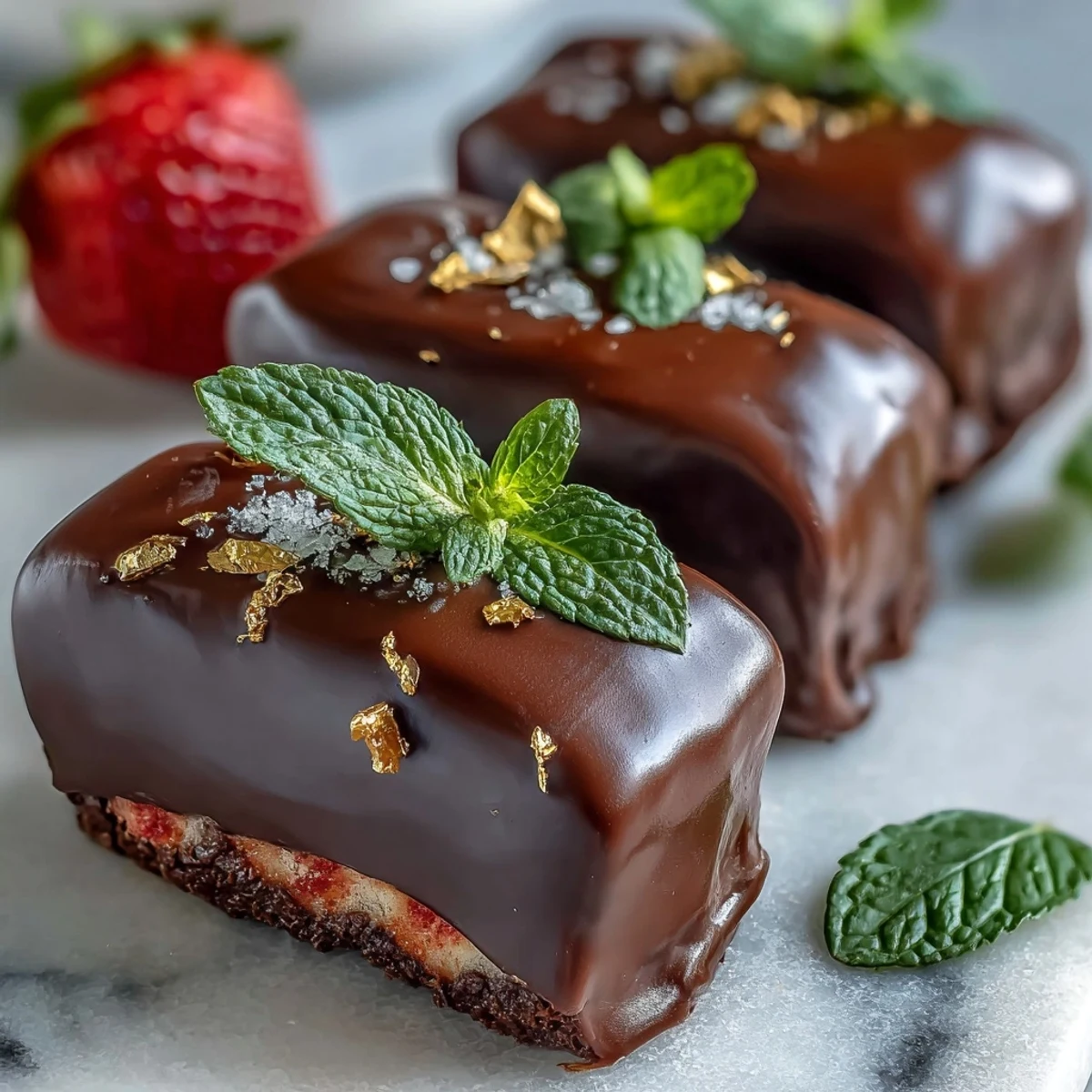 Dubai Chocolate Strawberry Truffles