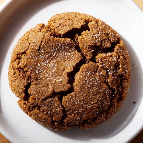 Warm Express Gingerbread Latte Cookies fresh from the oven, with a crackled texture and sugared tops.