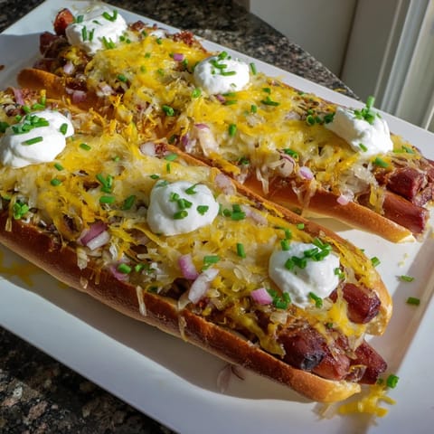 Chili Dog Cheesy Bake #25