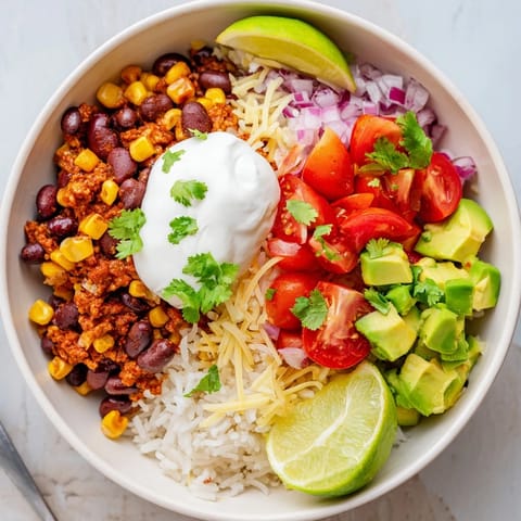 Rice Bean and Corn Bowls