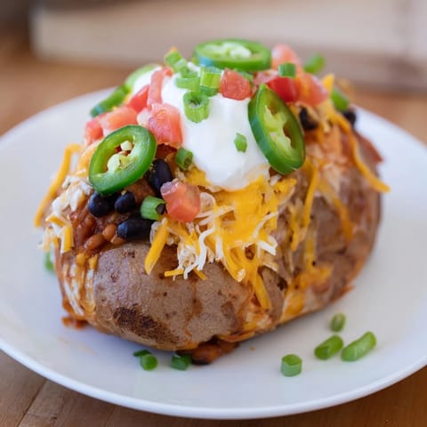Loaded Baked Potato Chili Cheese
