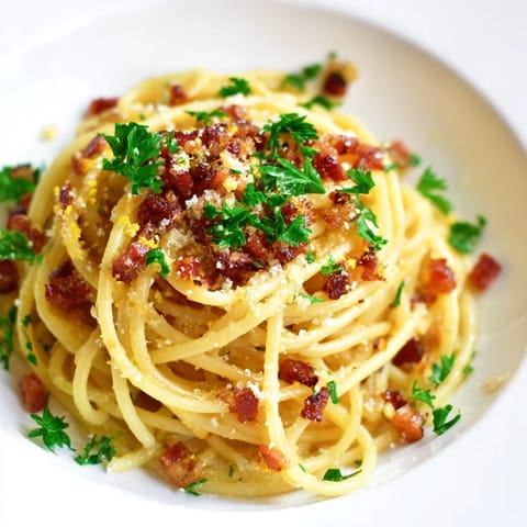 Garlic Butter Pasta Bacon