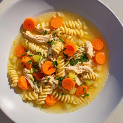 Golden, slow-cooked Crockpot Chicken Noodle Soup: a hearty, comforting, and easy weeknight meal.