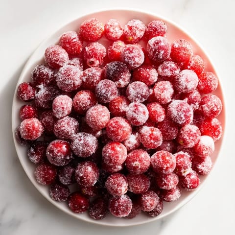 Vegan Candied Cranberry Garnish #88