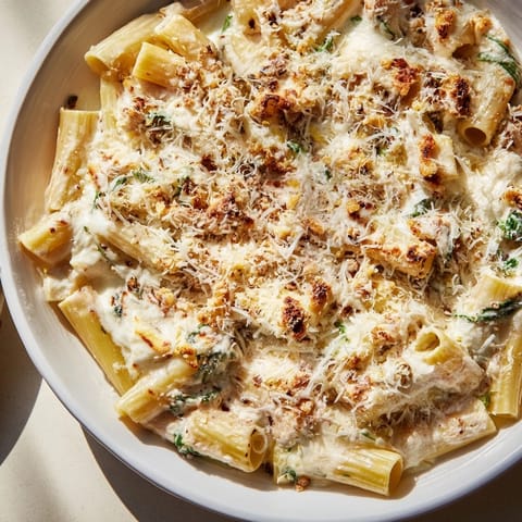 Whipped Ricotta Spinach Pasta