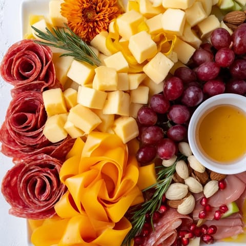 Holiday Bow Appetizer Platter