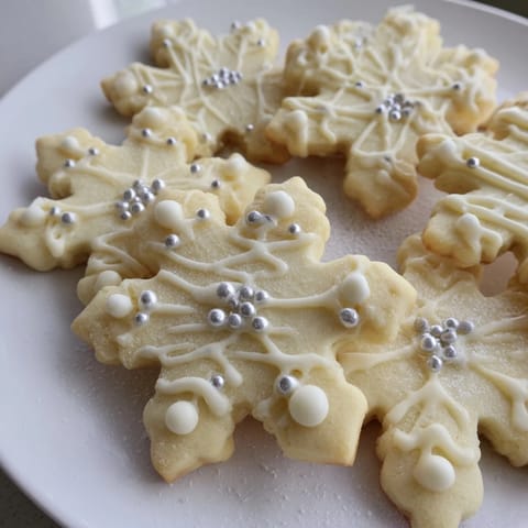 Winter Snowflake Platter