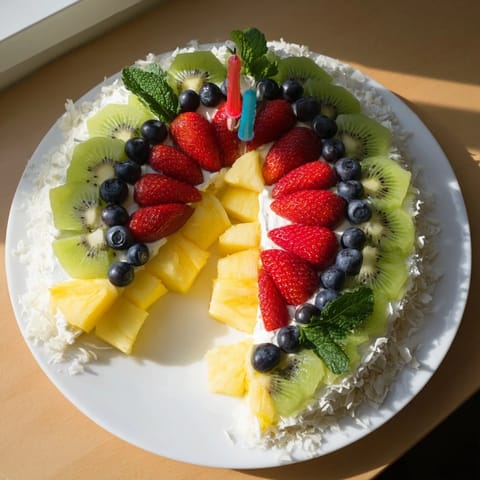 Birthday Board Cake Slice