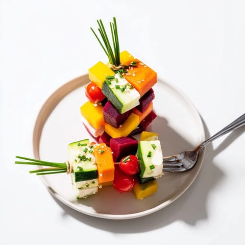 Stacked Gift Box Veggie Cubes