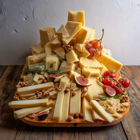 Sculptural Cheese Landscape