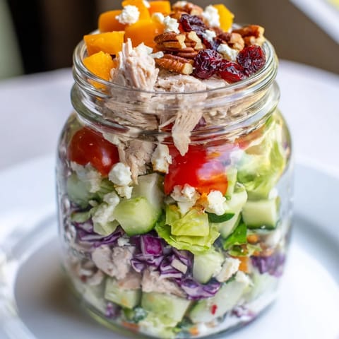 Layered Holiday Chopped Chicken