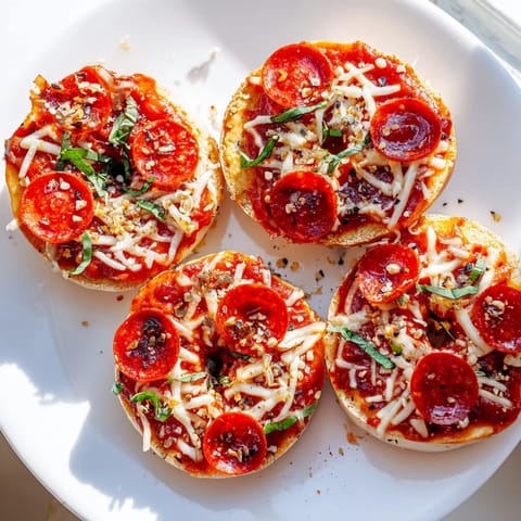 Mini Pepperoni Pizza Bagels