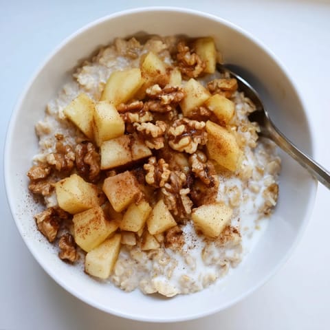 Apple Pie Oatmeal Bowl