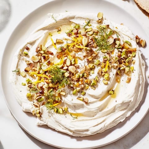 A gorgeous view of butter board charcuterie: inviting, colorful, and perfect for dipping with crackers.