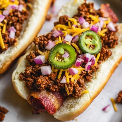 Mexican Hot Dogs Beef Bacon