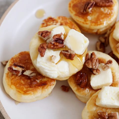 Pancake Brie Bites