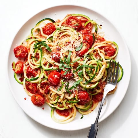 Creamy avocado pesto clinging to tender zucchini noodles, garnished with toasted pine nuts and a bright squeeze of lemon.  