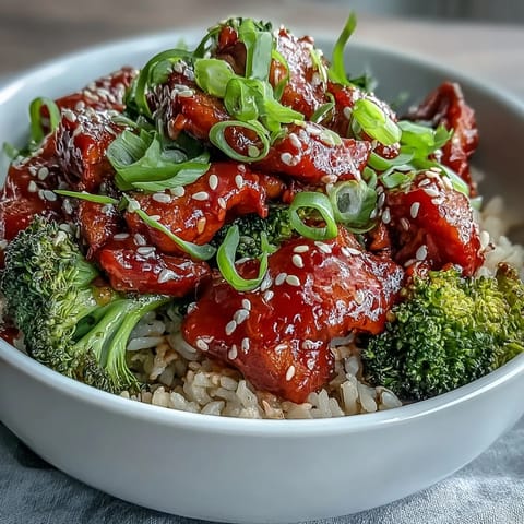 Sweet and Spicy Turkey Broccoli Bowls