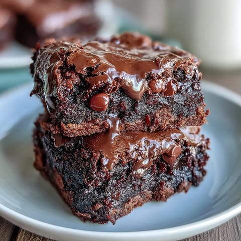 Triple Chocolate Sourdough Brownies