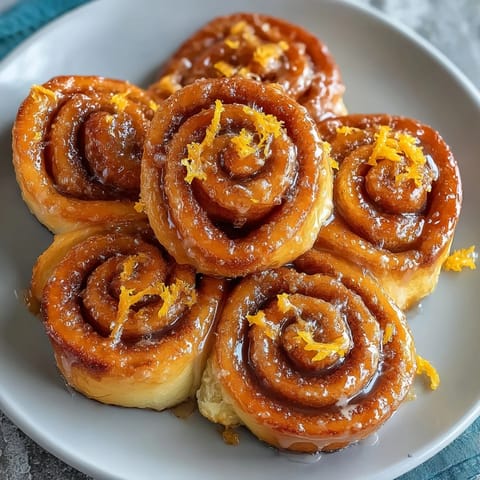 Mini Orange Crescent Rolls