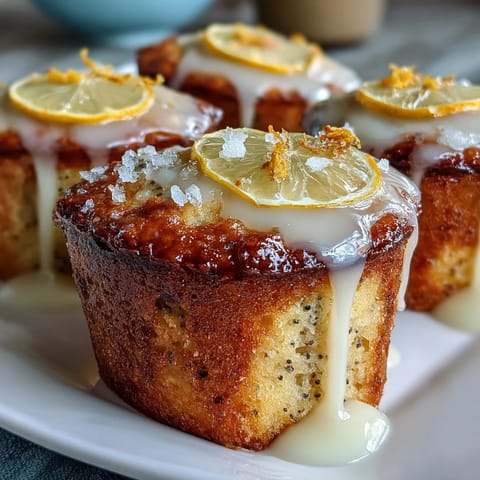 Spring Lemon Poppy Seed Muffins