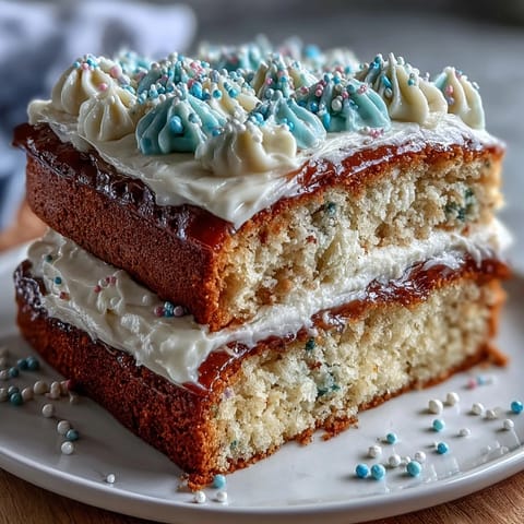 Moist vanilla sheet cake with creamy buttercream and Class of 2026 piping for graduation celebrations.