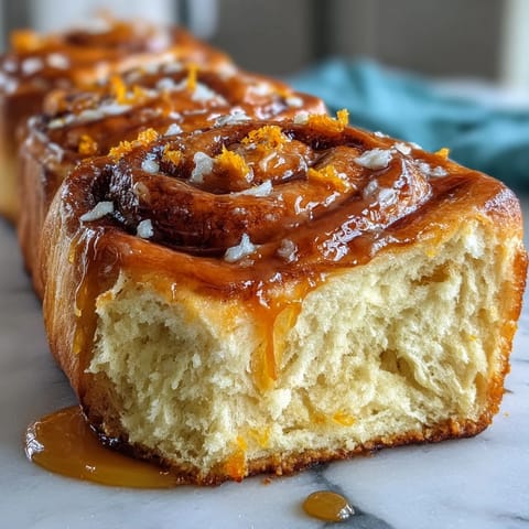 Soft orange rolls with orange cream cheese frosting, golden and fluffy, topped with a luscious citrus-infused cream cheese glaze.