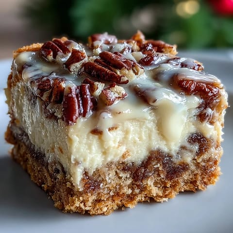 Creamy carrot cake cheesecake bars with swirls of spiced cake and rich vanilla cheesecake, perfect for spring gatherings.  