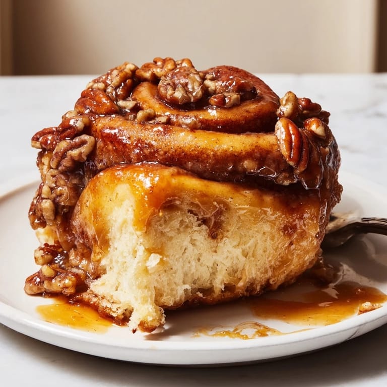 Delicious Maple Pecan Sticky Buns, perfect for a comforting breakfast treat.