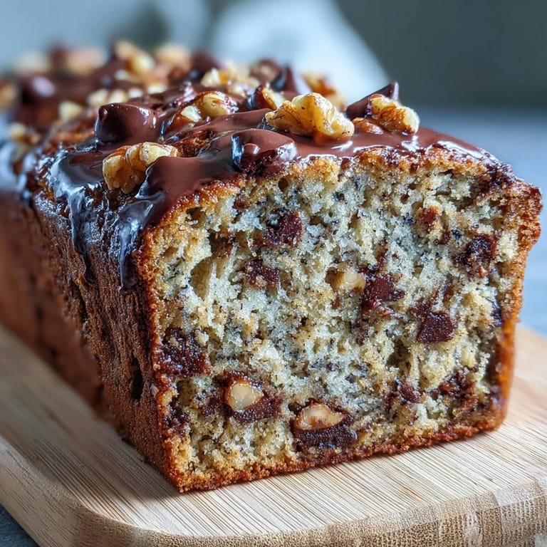 Soft and naturally sweetened banana bread loaded with protein, cinnamon, and rich chocolate chips, baked to perfection.