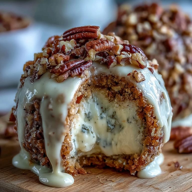 Creamy carrot cake truffles with a smooth cream cheese shell, ideal for festive gatherings or gifting.