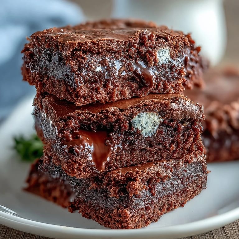 Decadent chocolate brownies bursting with Cadbury mini eggs, finished with a crisp crumbled topping for extra texture and flavor.